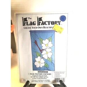 Vintage Sealed The Flag Factory Flag  Patterns Dogwood Diy Flowers Spring